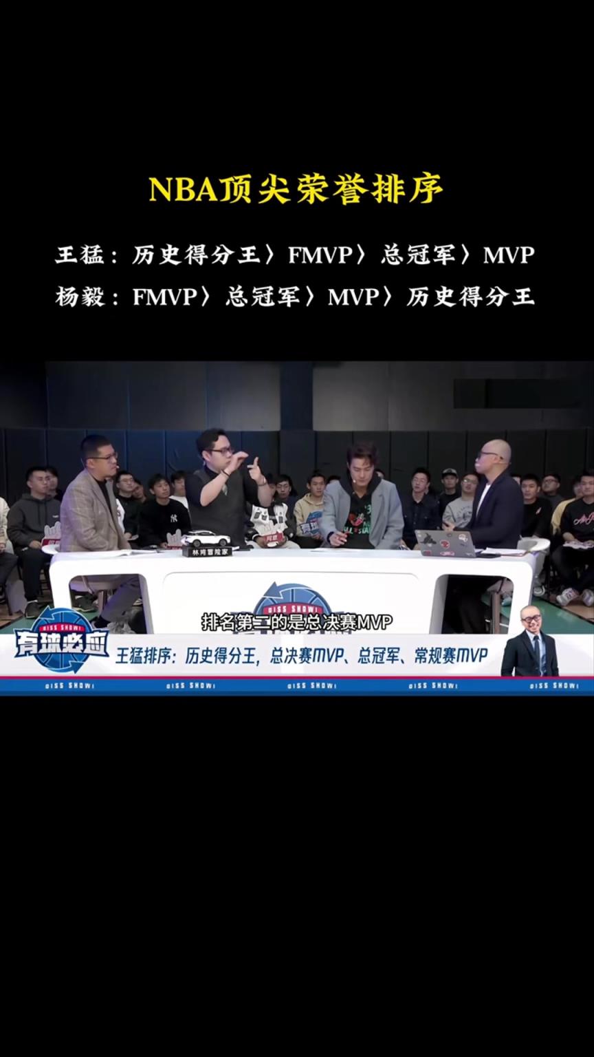 歷史得分王&FMVP&MVP&總冠軍的排序！楊毅：歷史得分王最后！